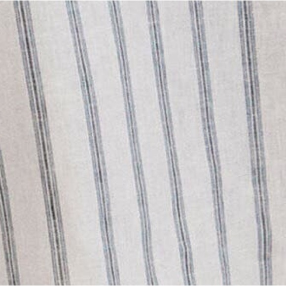 Reformation Women's Tagliatelle Linen Midi Dress - Harbor Stripe | NWT | Size 8 - Picture 7 of 16